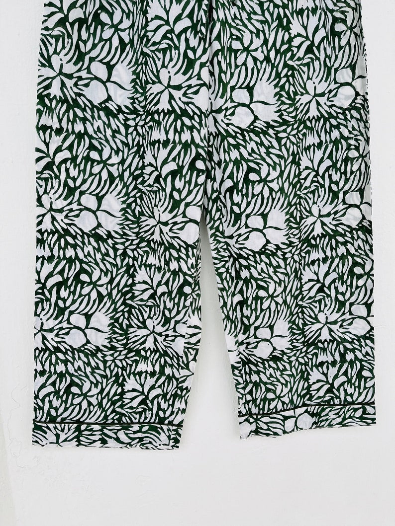 Hand block printed pj sets | cotton sets | pajama sets | cotton shirt and pajama set