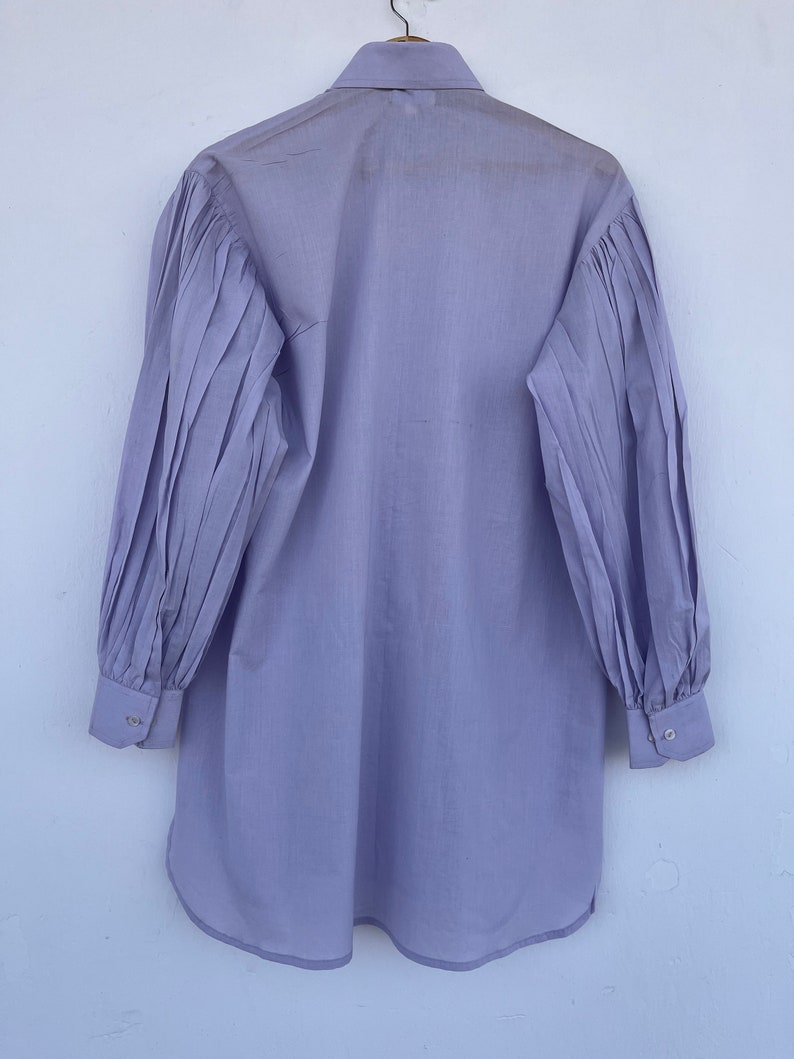 Lilac cotton shirts | long shirt dress | comfy shirts | women's coverup shirts